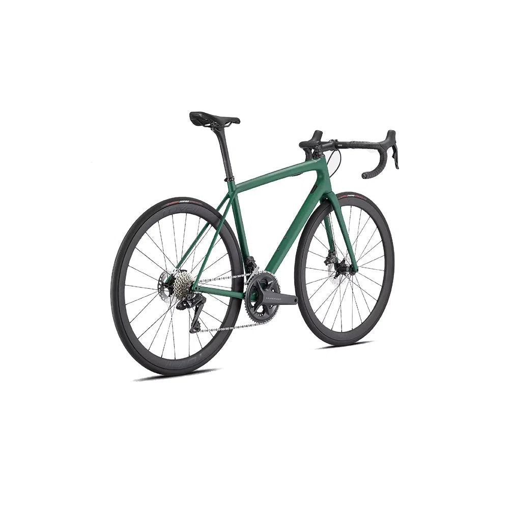 SPECIALIZED AETHOS Expert 2022 Ultegra Di2 Disc Complete Road Bike - Pine Green / White-Complete Road Bikes-