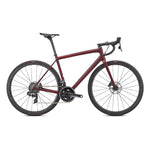 SPECIALIZED AETHOS PRO 2022 Sram Force AXS Disc Complete Road Bike - Maroon / Black Tint Edge Fade-Complete Road Bikes-