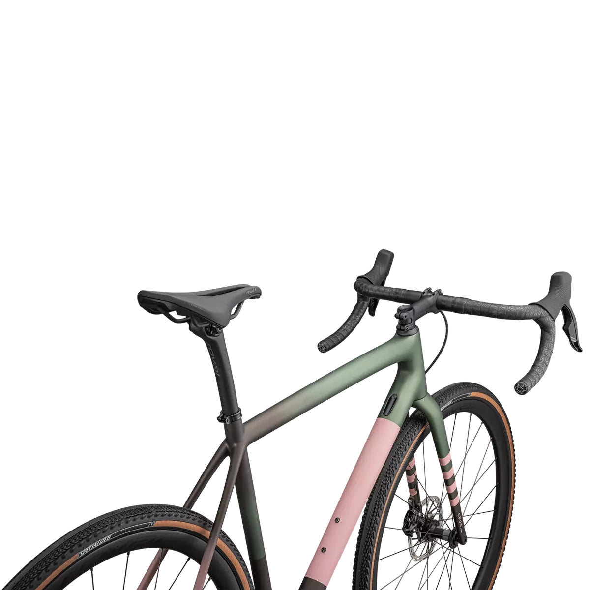 SPECIALIZED Crux Expert 2025 Gravel Bike Sram Rival XPLR - Satin Cypress Metallic / Doppio / Dusky Pink / Champagne