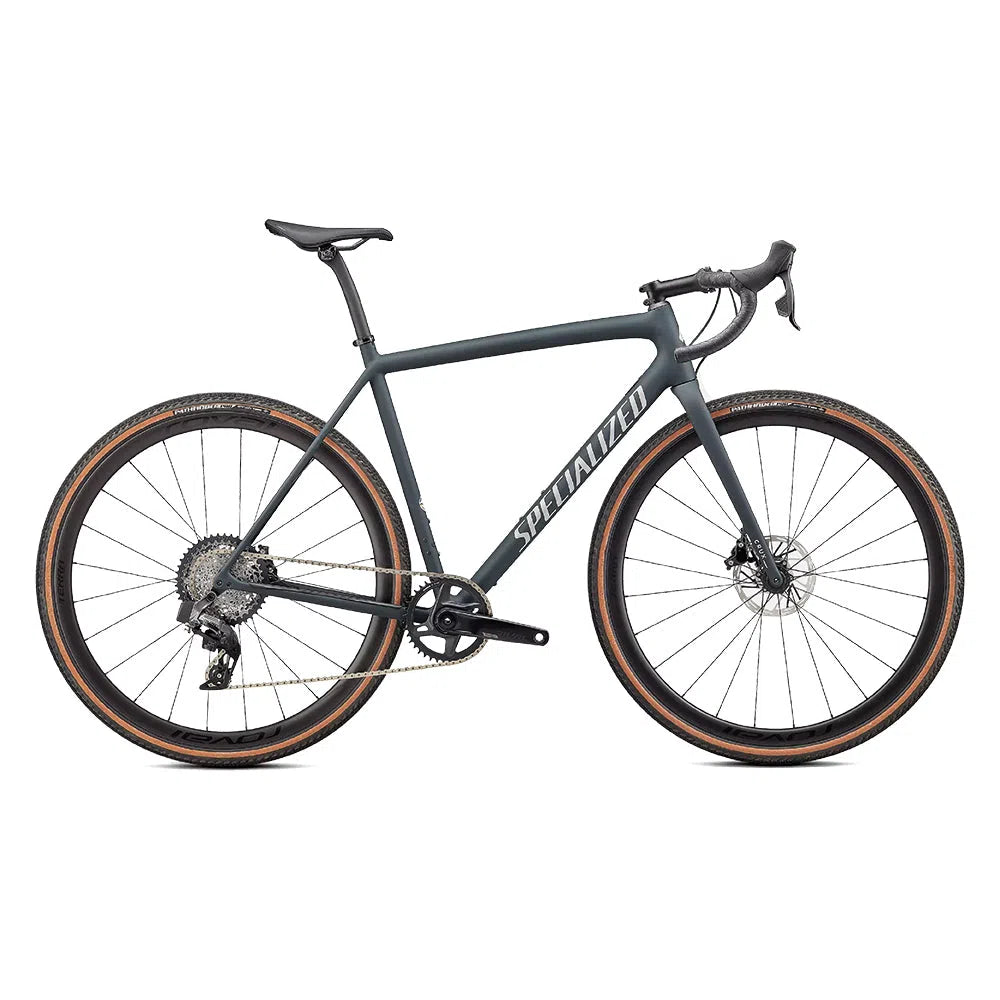 SPECIALIZED CRUX Expert Complete Bike Gravel - Satin Forest/Light Silver-Complete Gravel Bikes-888818771332