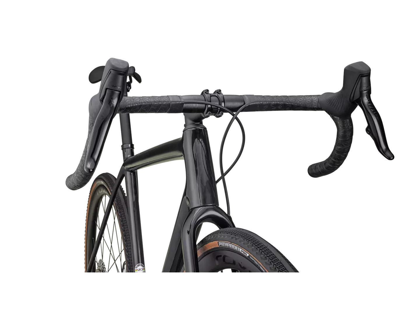 SPECIALIZED CRUX Expert Sram Rival AXS Complete Bike Gravel - GLOSS CARBON/TARMAC BLACK-Complete Gravel Bikes-