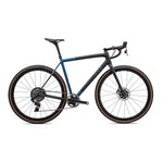 SPECIALIZED Crux SWorks Sram Red AXS Complete Gravel Bike - SATIN METALLIC DARK NAVY/MYSTIC BLUE/MIDNIGHT SHADOW METALLIC SPECKLE-Complete Gravel Bikes-888818858378