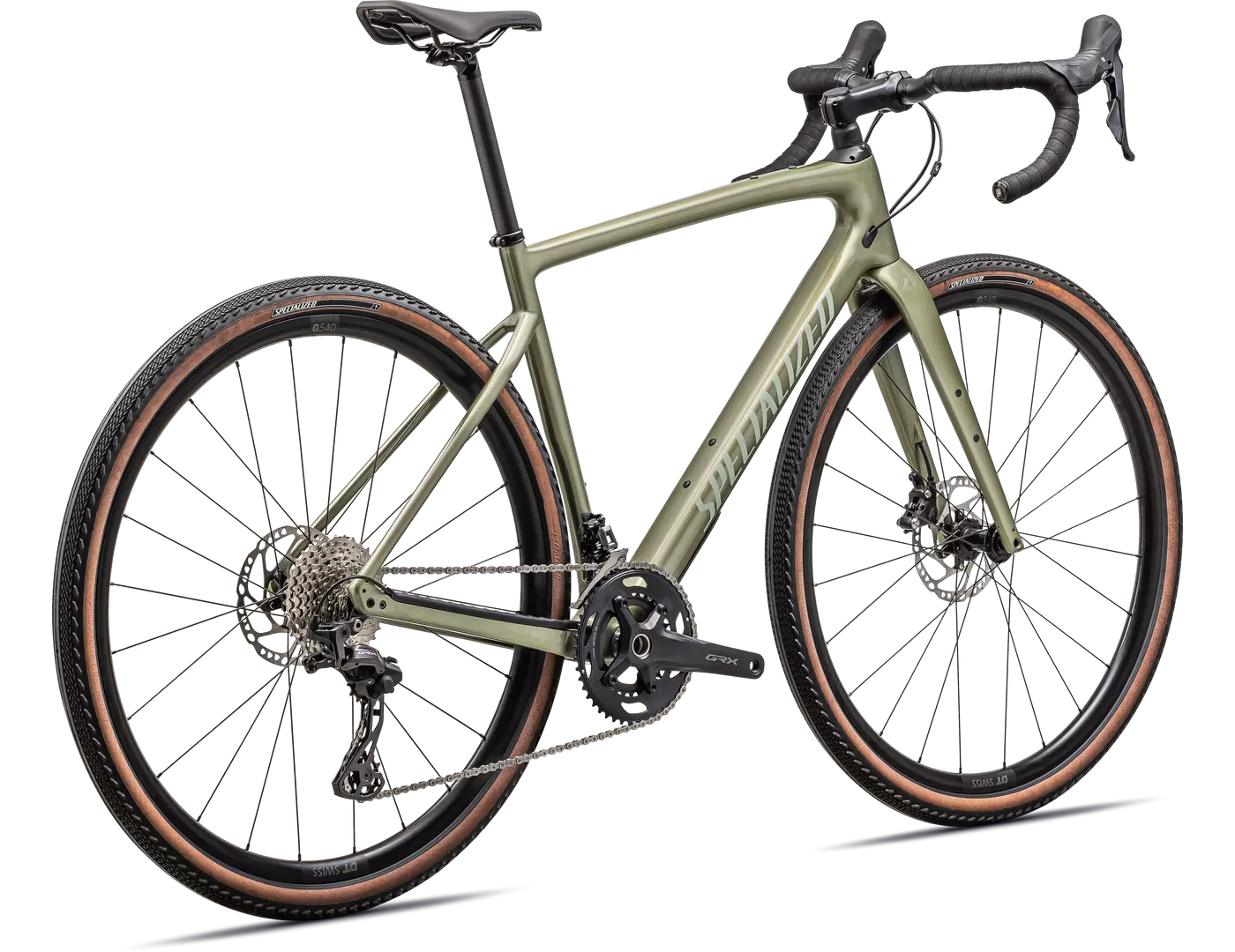 SPECIALIZED Diverge Sport Carbon Complete Gravel Bike - GLOSS METALLIC SPRUCE/SPRUCE-Complete Gravel Bikes-