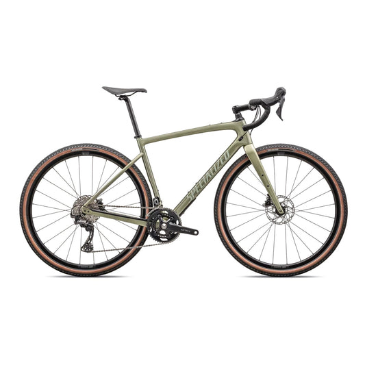 SPECIALIZED Diverge Sport Carbon Complete Gravel Bike - GLOSS METALLIC SPRUCE/SPRUCE-Complete Gravel Bikes-
