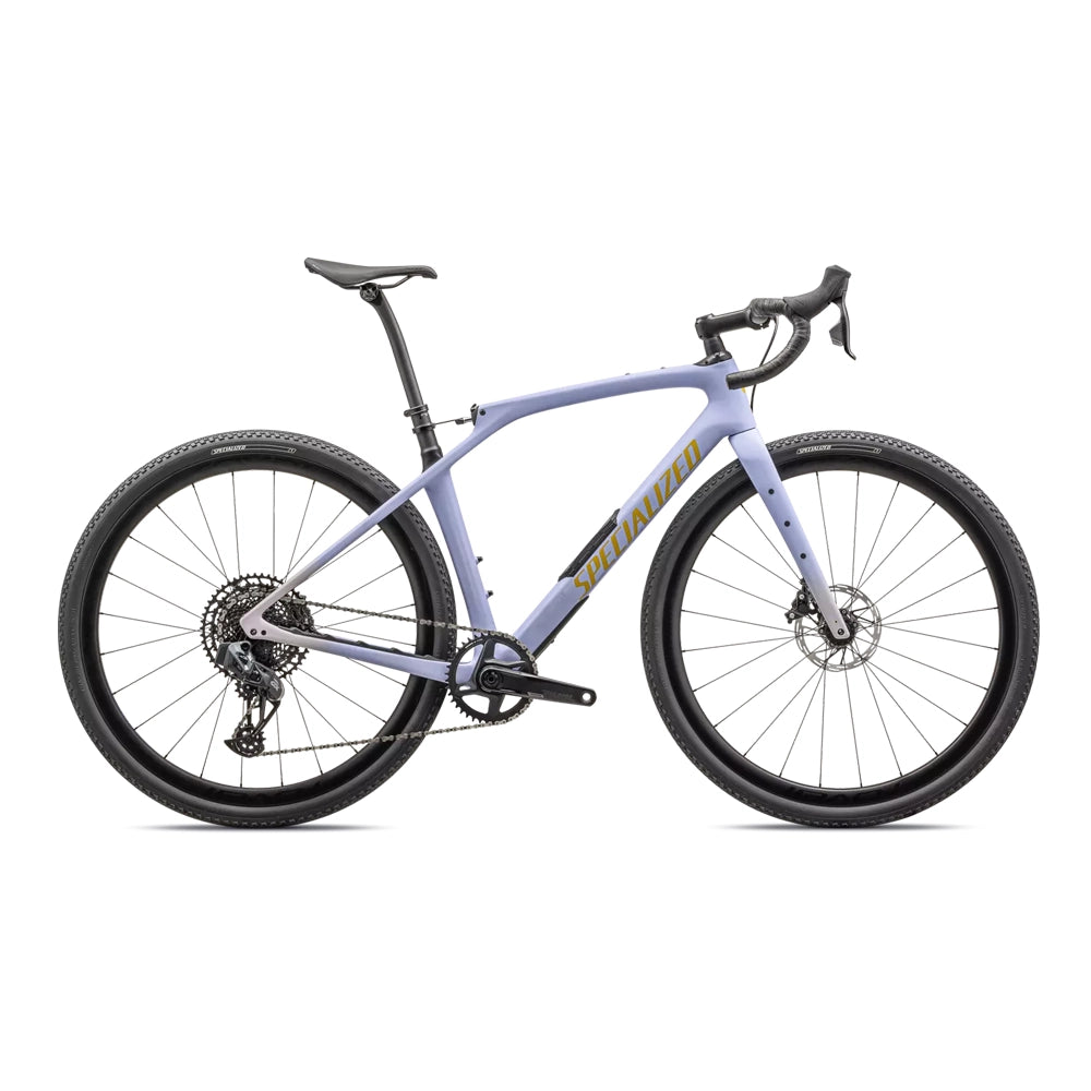 SPECIALIZED Diverge STR Expert Sram Complete Gravel Bike - CLAY/POWDER INDIGO/METALLIC SULPHUR-Complete Gravel Bikes-