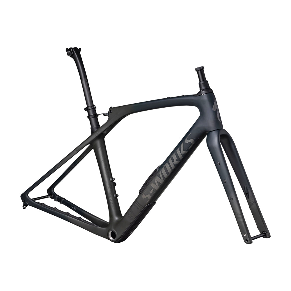 SPECIALIZED Diverge STR Sworks Frameset - Satin Forest Green/Dark Moss Green/Black Pearl-GRAVEL Frameset-888818804597