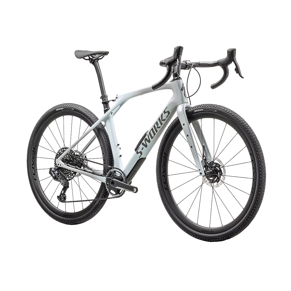 SPECIALIZED DIVERGE STR SWORKS Gravel Bike - DOVE GREY+EYRIS PEARL / MORNING MIST / EYRIS PEARL / SMOKE