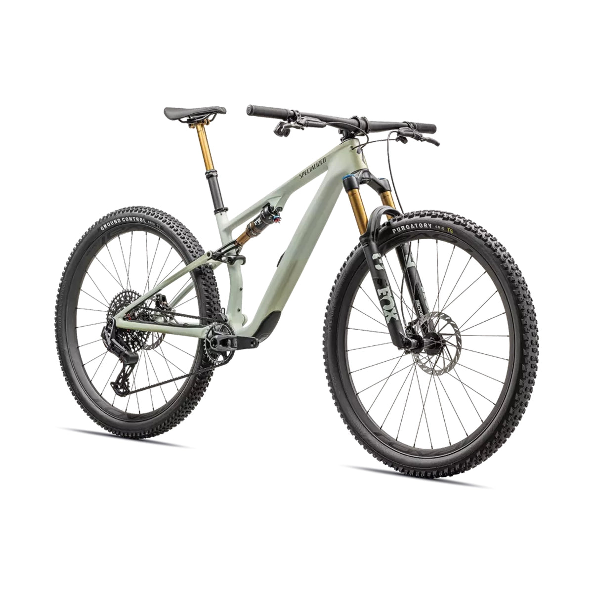 SPECIALIZED Epic 8 Evo Pro SRAM X0 Complete MTB - Satin Forest Green/Spruce/Metallic Spruce-Complete MTB Bikes-