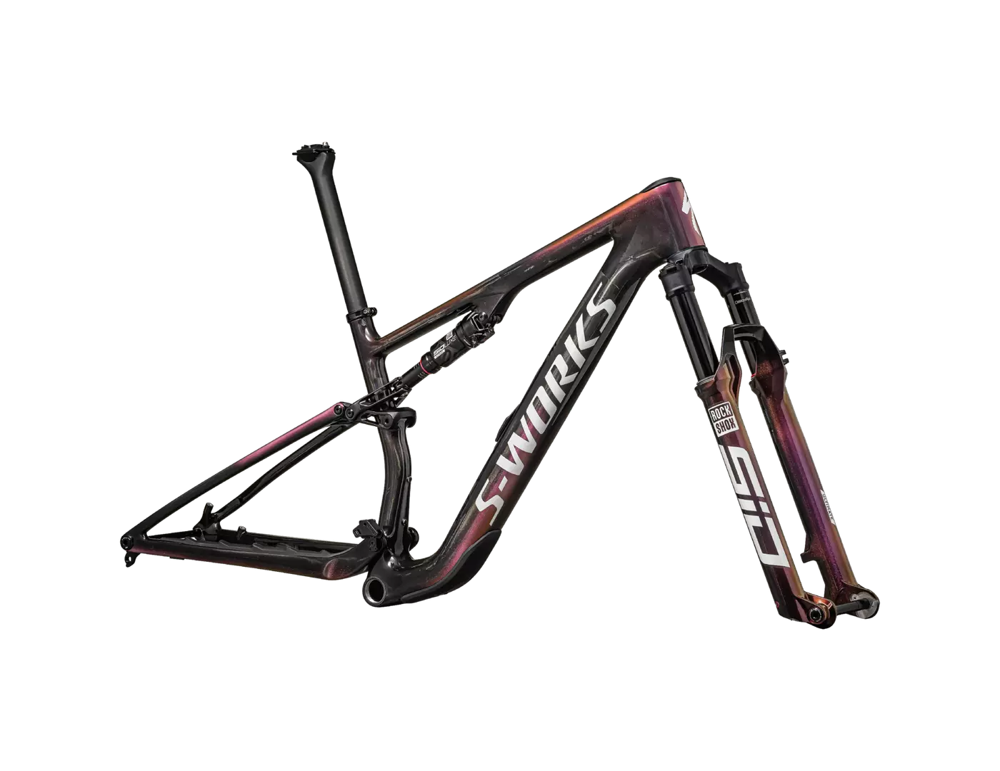 Specialized Epic 8 MTB Frameset - Gloss Carbon/Metallic Vivid Pink/Viavi Magenta Gold/Metallic Midnight Shadow/White-MTB Framesets-