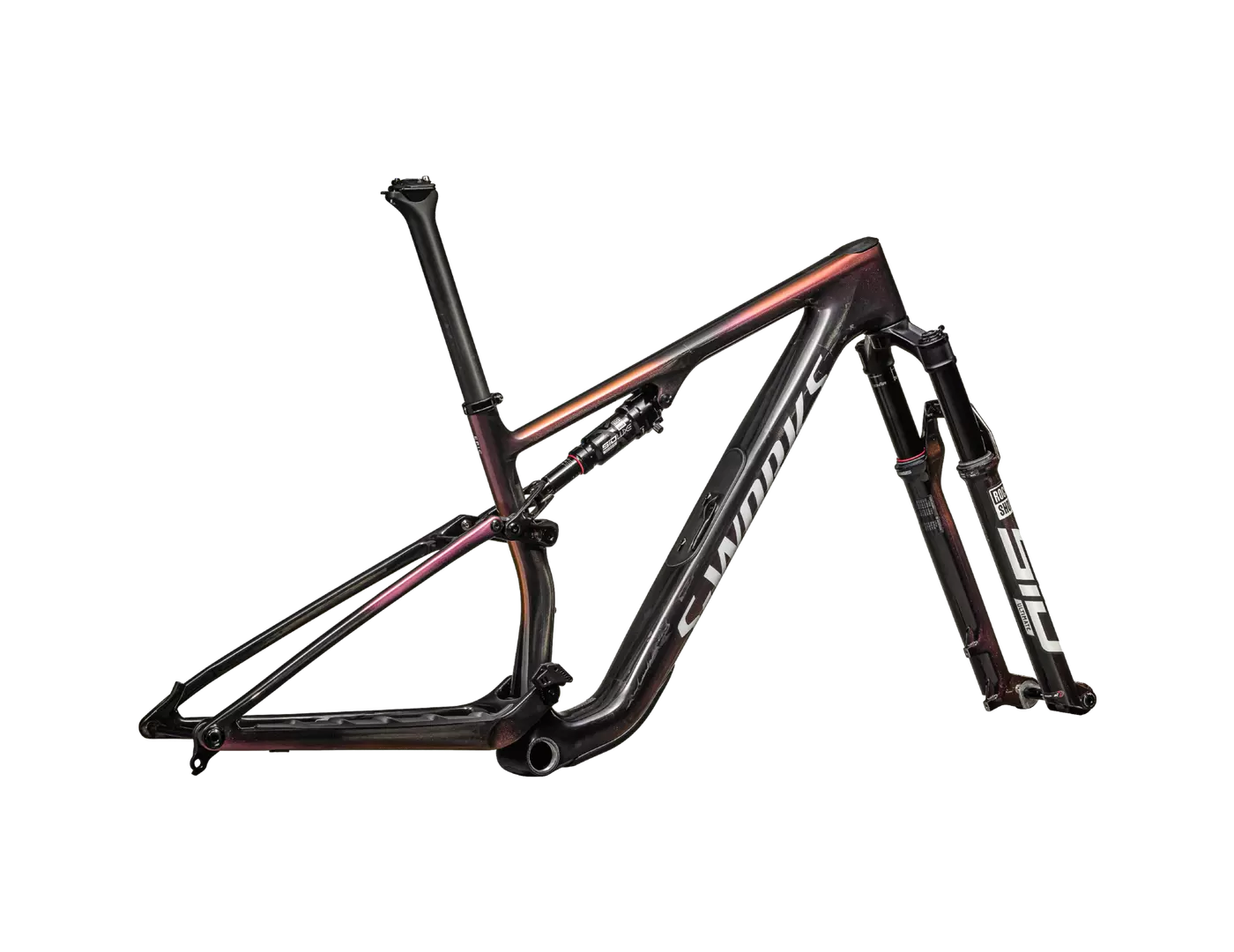 Specialized Epic 8 MTB Frameset - Gloss Carbon/Metallic Vivid Pink/Viavi Magenta Gold/Metallic Midnight Shadow/White-MTB Framesets-