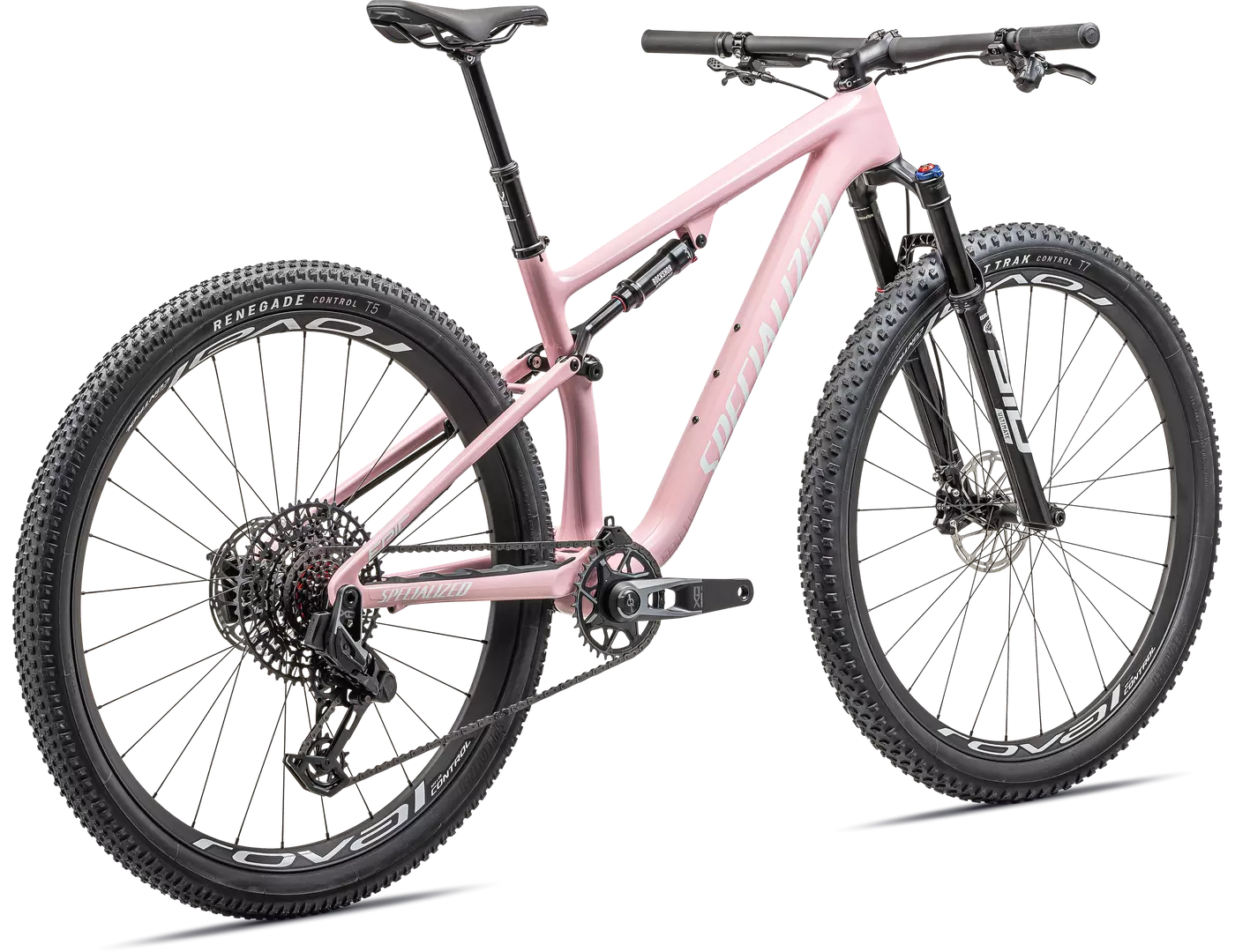 SPECIALIZED Epic Evo Pro LTD SRAM X0 AXS Complete MTB - Gloss Desert Rose / Metallic White Silver-Complete MTB Bikes-