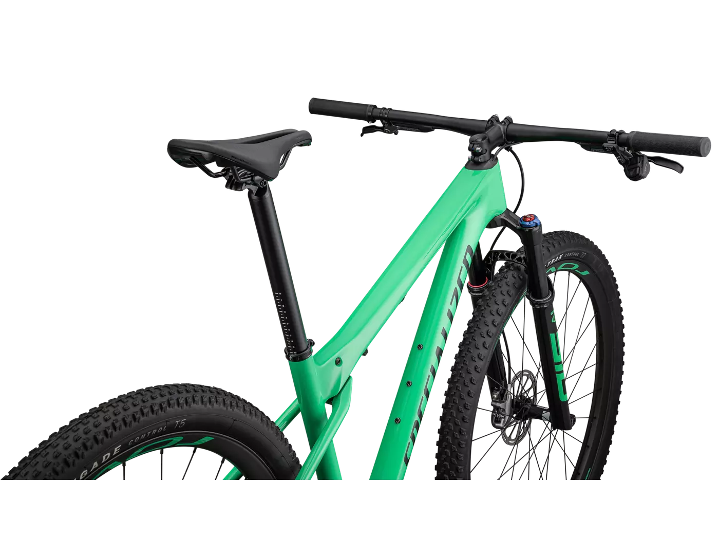 SPECIALIZED Epic WC Expert SRAM GX AXS Complete MTB - Gloss Electric Green / Forest Green Pearl-Complete MTB Bikes-