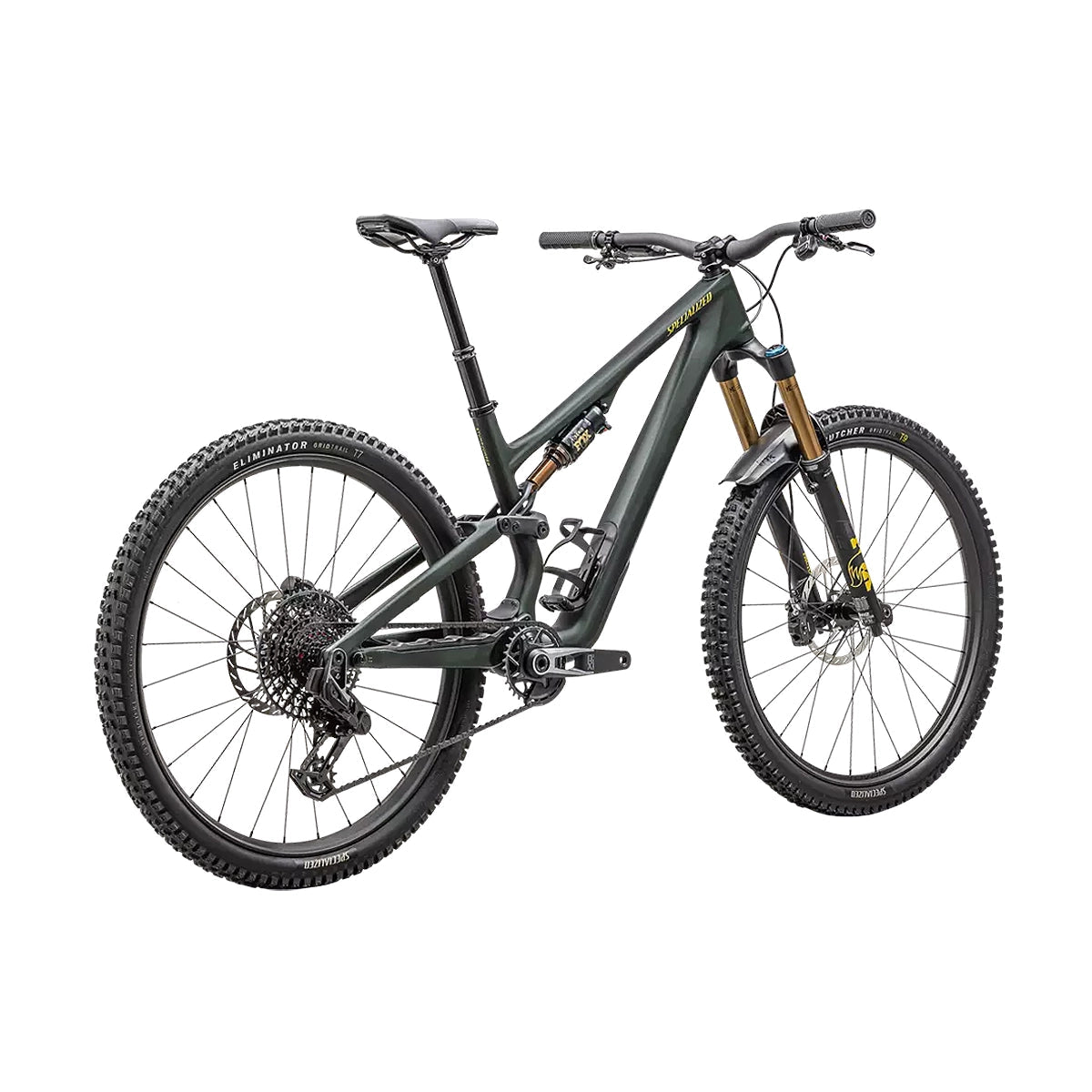 SPECIALIZED STUMPJUMPER 15 Pro 2025 Mountain Bike - Satin Green Tint / Gunmetal / Satin Metallic Sulphur