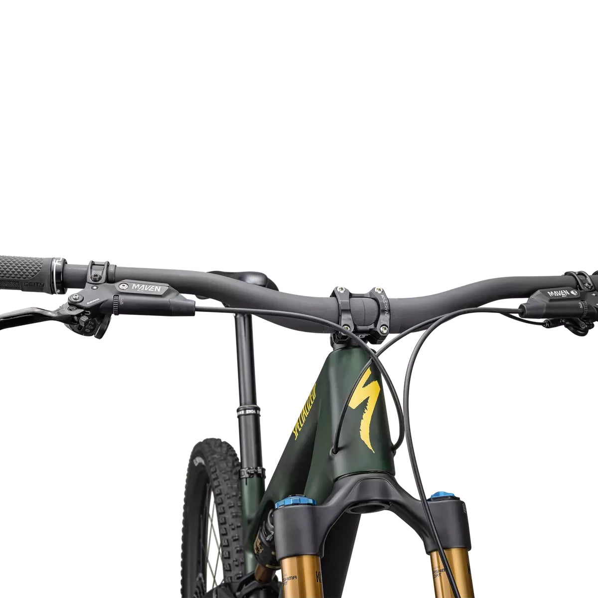 SPECIALIZED STUMPJUMPER 15 Pro 2025 Mountain Bike - Satin Green Tint / Gunmetal / Satin Metallic Sulphur