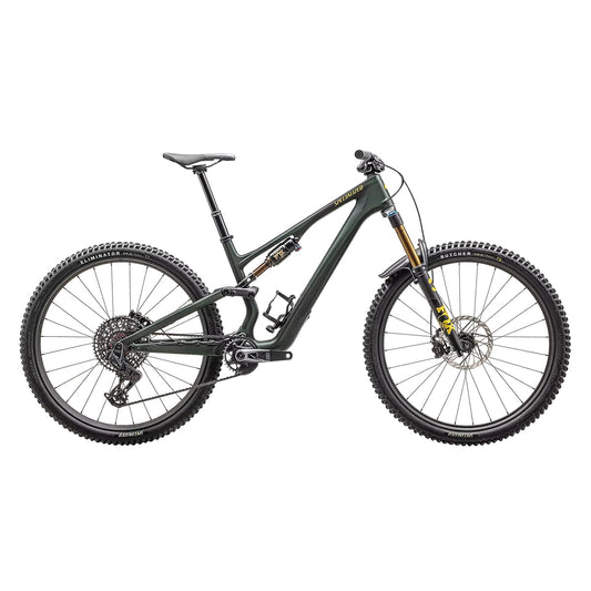 SPECIALIZED STUMPJUMPER 15 Pro 2025 Mountain Bike - Satin Green Tint / Gunmetal / Satin Metallic Sulphur