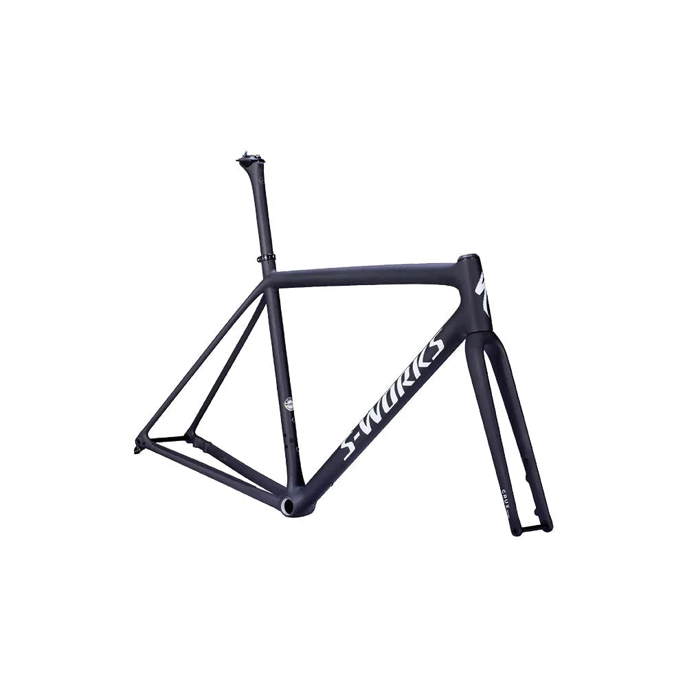 SPECIALIZED SW CRUX Disc Frameset Gravel - Satin Carbon/Spectraflair/Gloss Abalone-Complete Road Bikes-