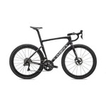 SPECIALIZED SW TARMAC SL7 Disc Complete Bike Road Shimano Dura Ace Di2 - Satin Red Onyx Granite Over Black / Metallic White Silver-Complete Road Bikes-