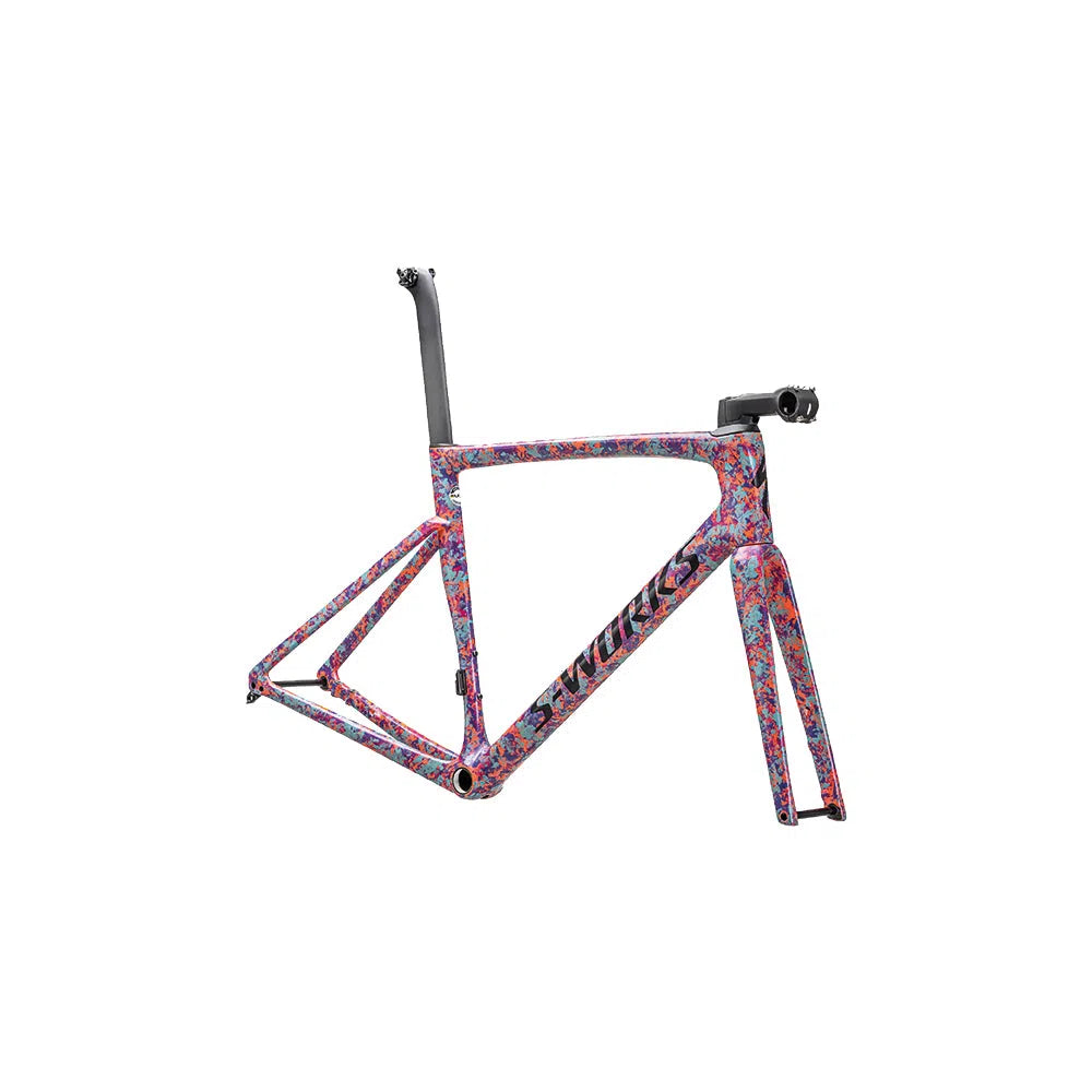 SPECIALIZED SW TARMAC SL7 Disc Frameset Road - Orichid-Blaze/Violet Purple Topcoat/Midnight Shadow-Complete Road Bikes-