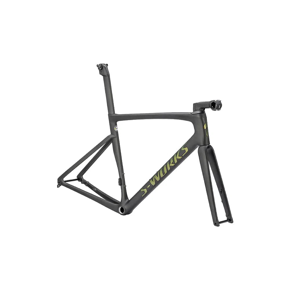 SPECIALIZED SW TARMAC SL7 Disc Frameset Road - Satin Carbon/Snake Eye-Complete Road Bikes-