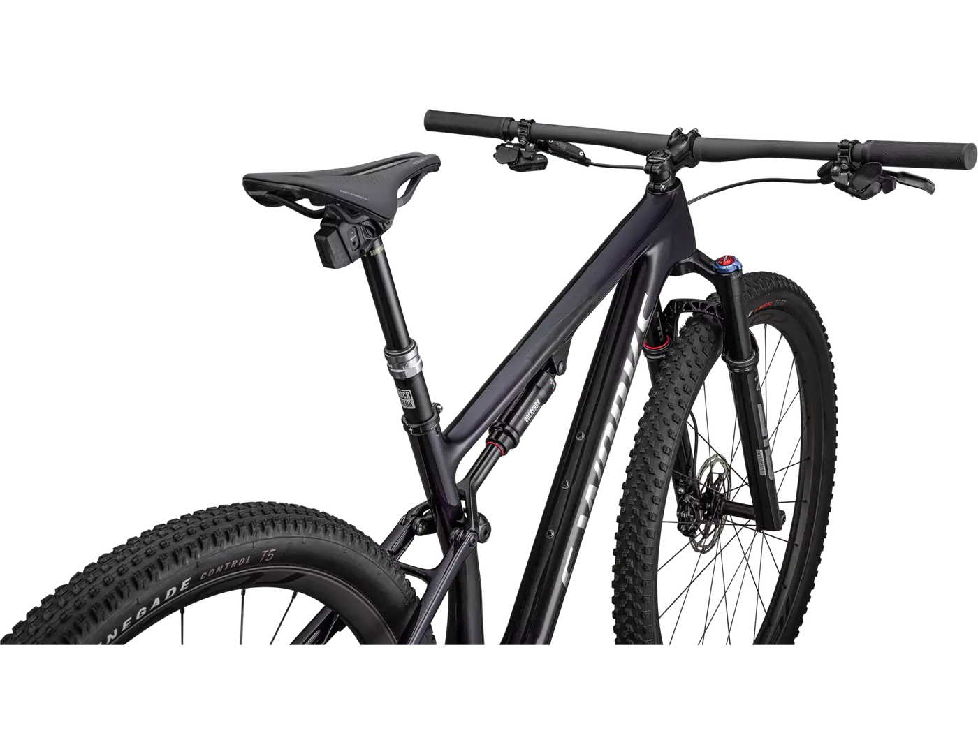 SPECIALIZED SWORKS Epic SRAM XX1 AXS - GLOSS PURPLE TINT FADES OVER CARBON / CHROME-Complete MTB Bikes-