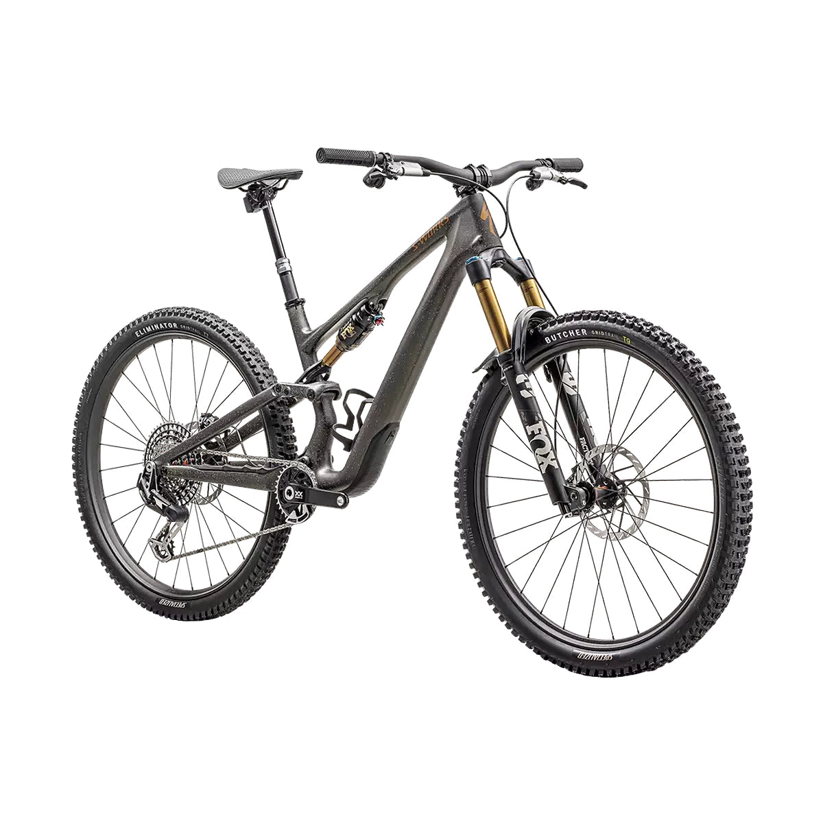 SPECIALIZED SWORKS Stumpjumper 15 2025 Mountain Bike - Satin Gunmetal / Clay / White Mtn / Dove Grey / Gloss Bronze