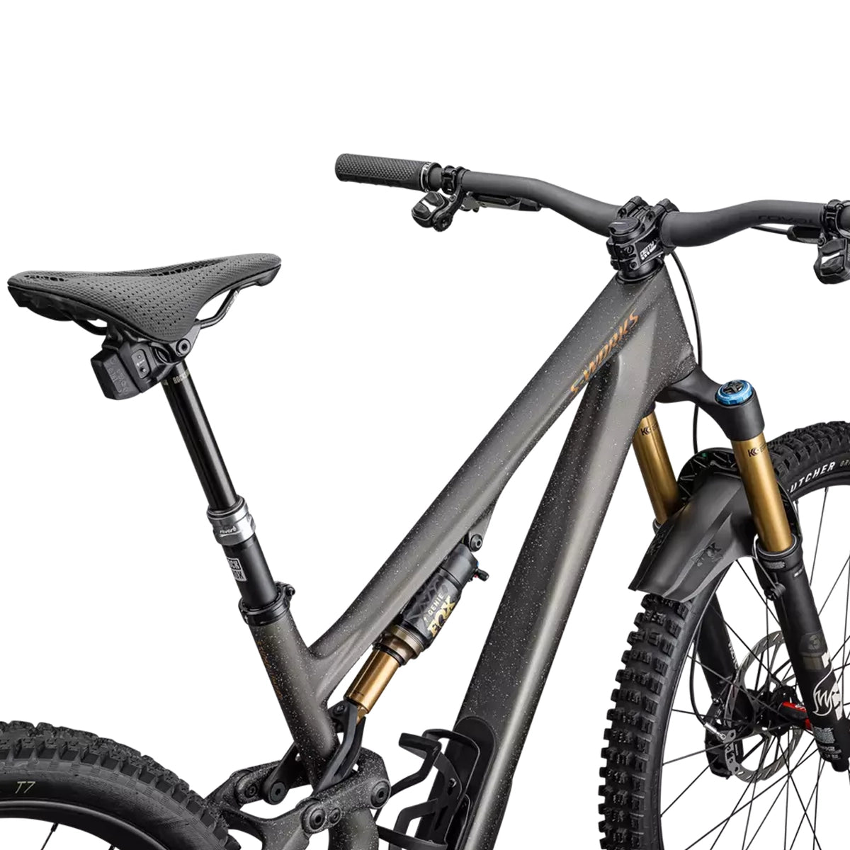 SPECIALIZED SWORKS Stumpjumper 15 2025 Mountain Bike - Satin Gunmetal / Clay / White Mtn / Dove Grey / Gloss Bronze