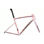 SPECIALIZED Sworks Tarmac SL8 2023 Road Frameset - SATIN POWDER INDIGO / AMBER GLOW STRATA / OBSIDIAN-Road Frameset-