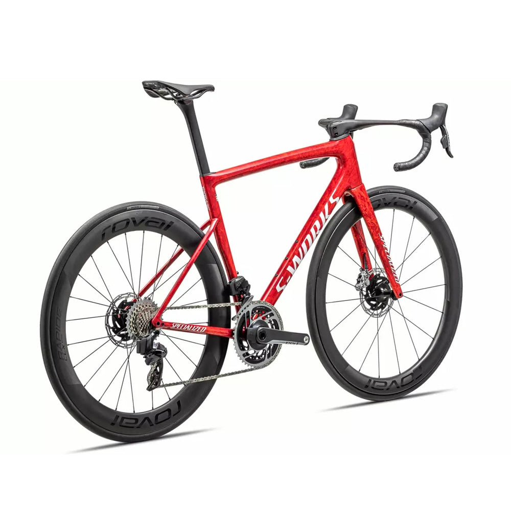 SPECIALIZED Sworks Tarmac SL8 2023 Sram Red AXS Complete Road Bike - GLOSS RED SKY / FIERY RED STRATA / SATIN WHITE-Complete Road Bikes-