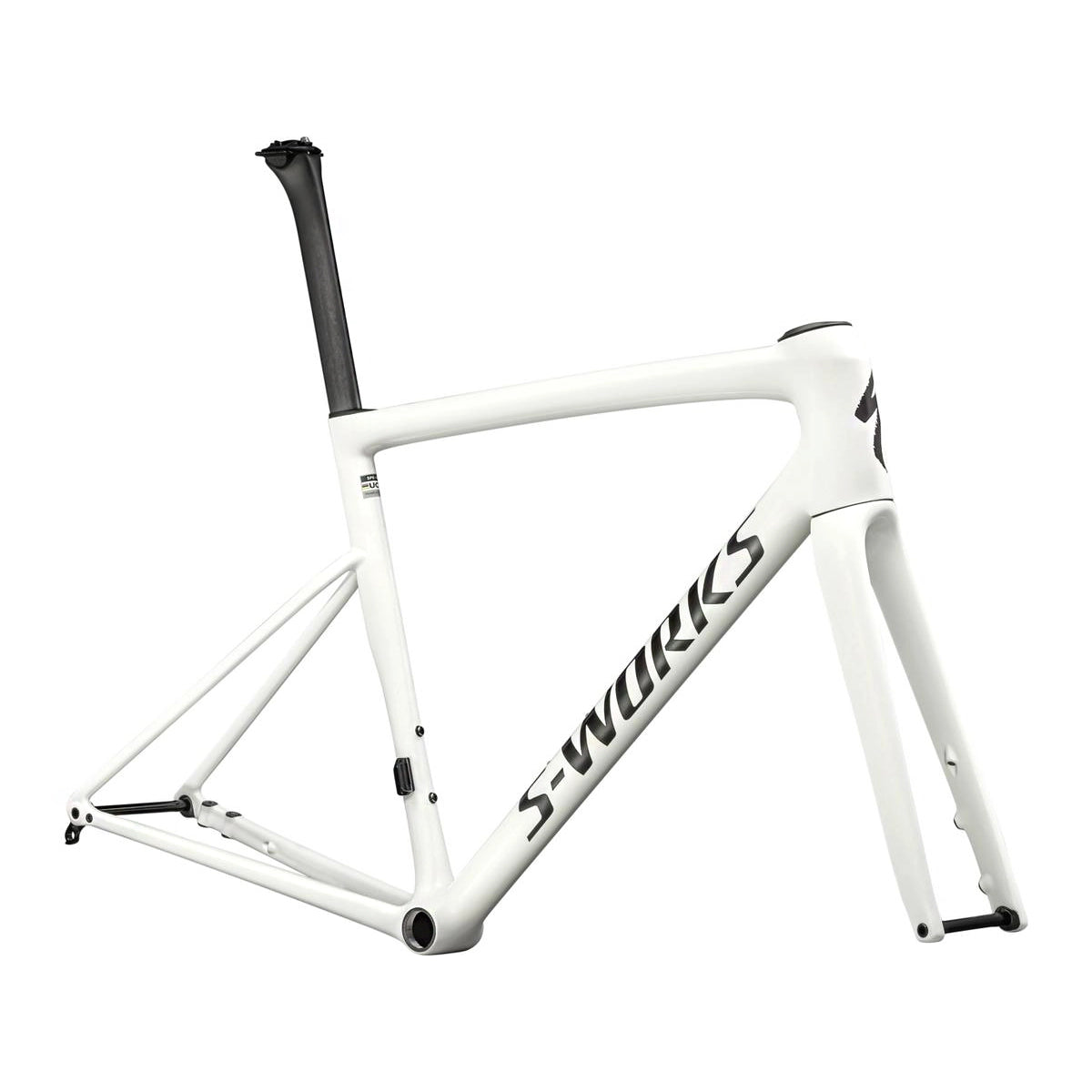 SPECIALIZED Sworks Tarmac SL8 2023 Road Frameset - GLOSS CQV REFLEX FINE GOLD PEARL OVER WHITE / SATIN CARBON-Framesets-