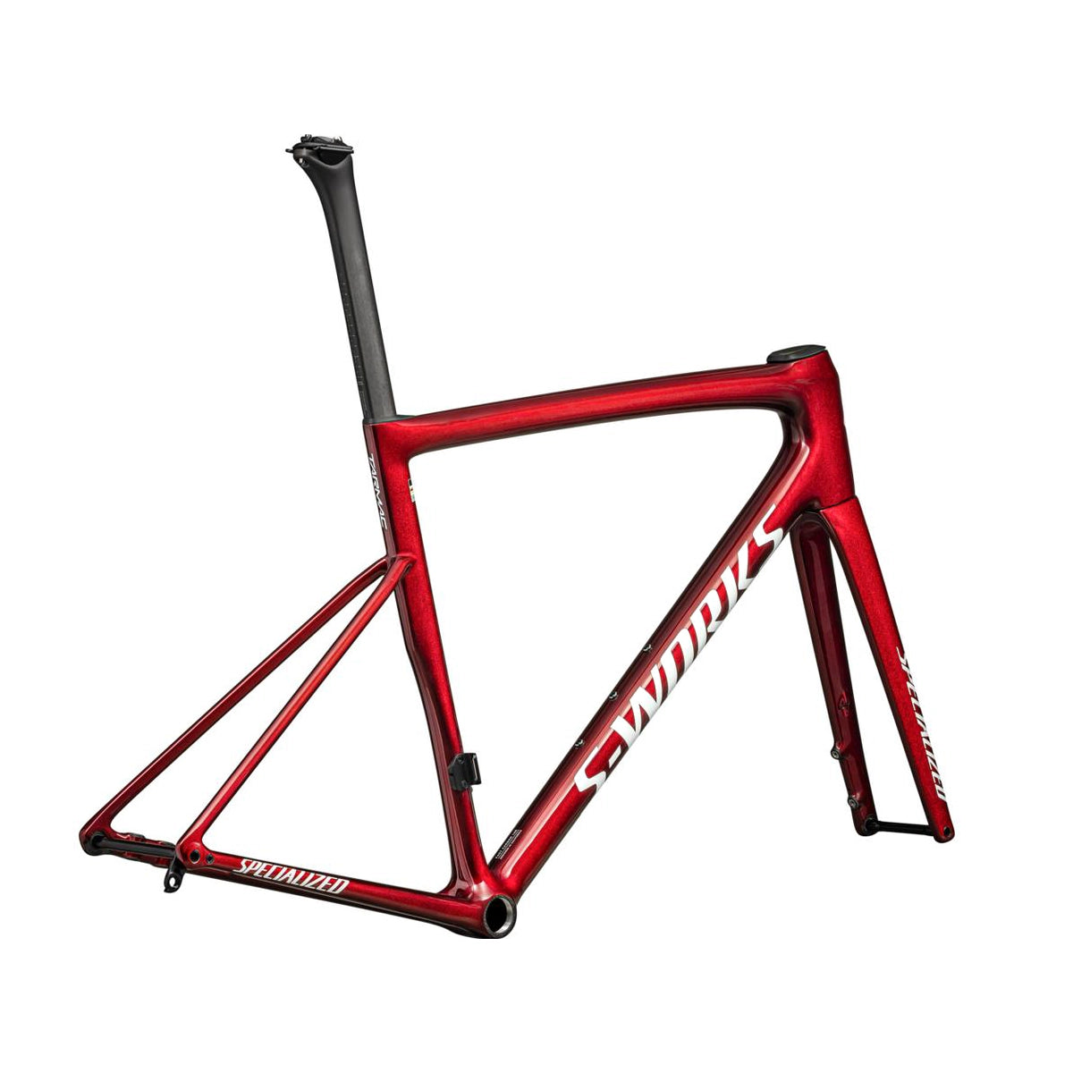 SPECIALIZED Sworks Tarmac SL8 Road Frameset - GLOSS RED SKY / METALLIC WHITE SILVER-Framesets-