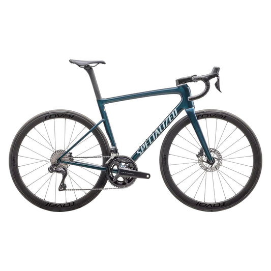 SPECIALIZED TARMAC SL8 Expert 2025 Shimano Ultegra DI2 Road Bike - Gloss Deep Lake Metallic / Green Pearl Over Seafoam