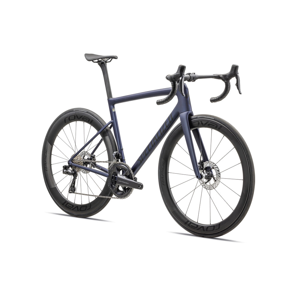 SPECIALIZED Tarmac SL8 PRO 2024 Shimano Ultegra DI2 Complete Road Bike - SATIN BLUE ONYX / BLACK-Complete Road Bikes-