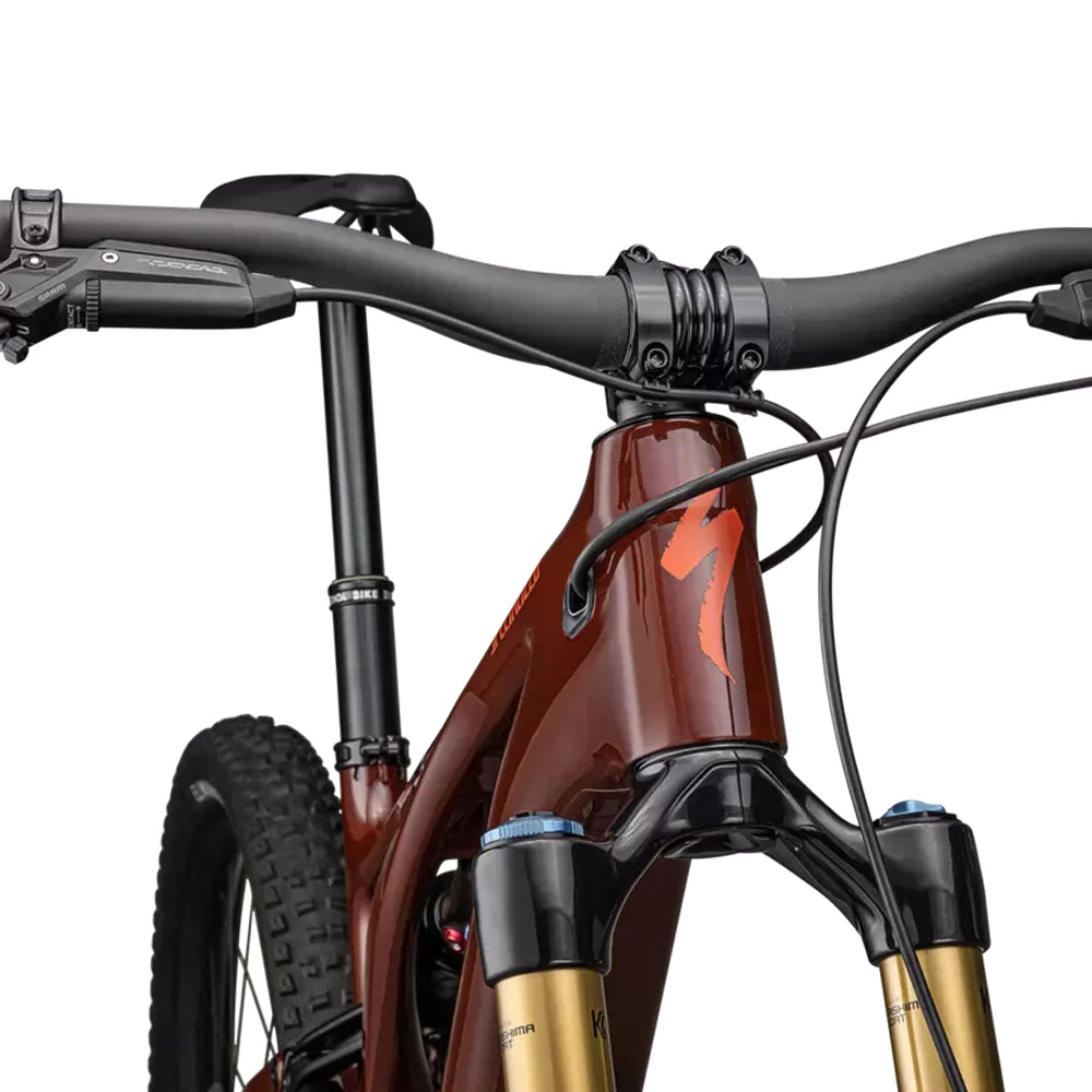 SPECIALIZED Turbo Levo Pro Carbon Complete MTB Ebike - GLOSS RUSTED RED / SATIN REDWOOD-Complete E-MTB Bike-