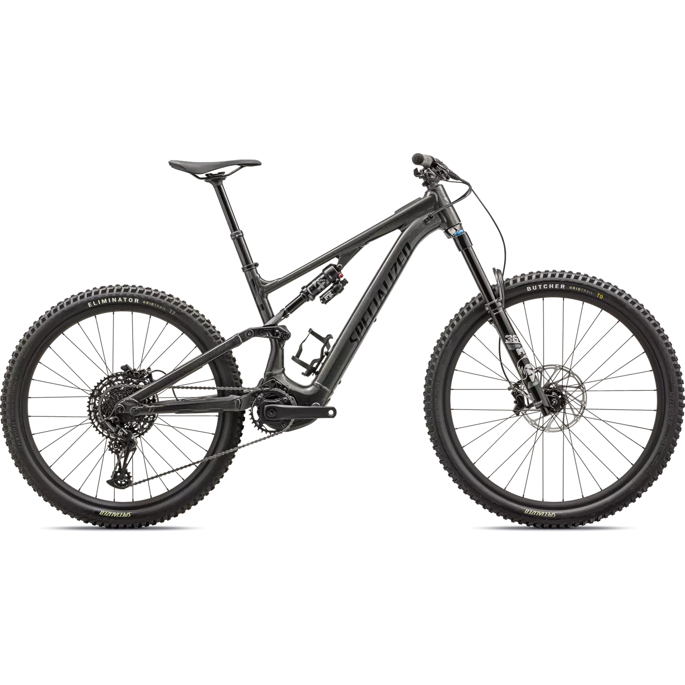 Specialized Turbo Levo SL Comp Alloy Complete MTB Ebike - GLOSS CHARCOAL / SILVER DUST / BLACK-Complete E-MTB Bike-