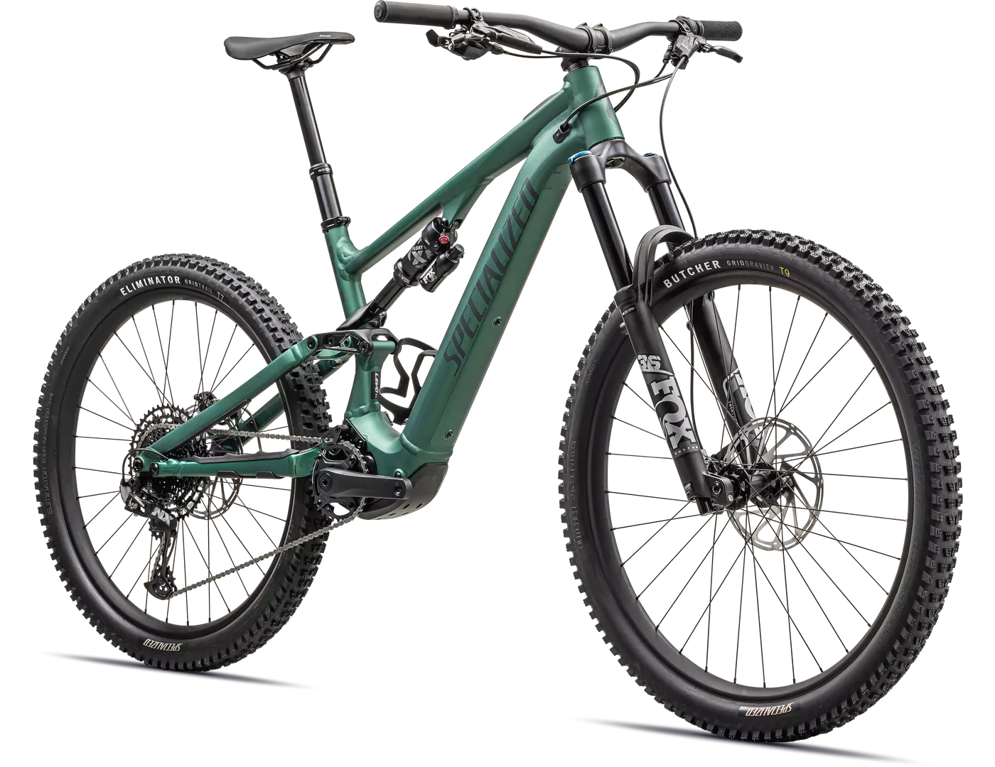 Specialized Turbo Levo SL Comp Alloy Complete MTB Ebike - SATIN PINE GREEN / FOREST GREEN-Complete E-MTB Bike-