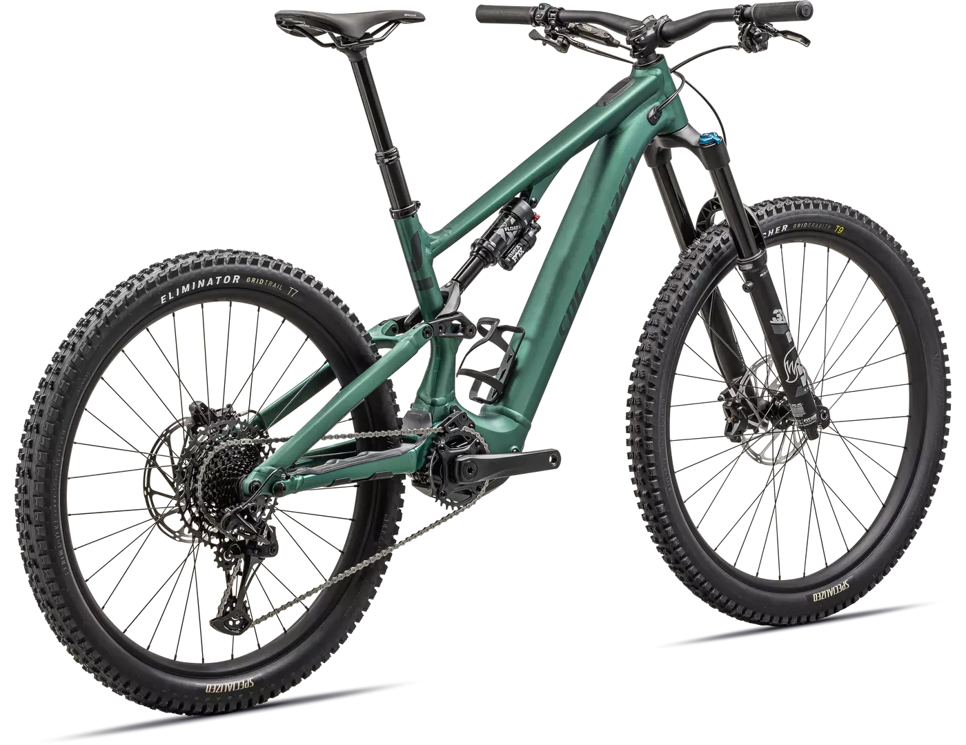 Specialized Turbo Levo SL Comp Alloy Complete MTB Ebike - SATIN PINE GREEN / FOREST GREEN-Complete E-MTB Bike-