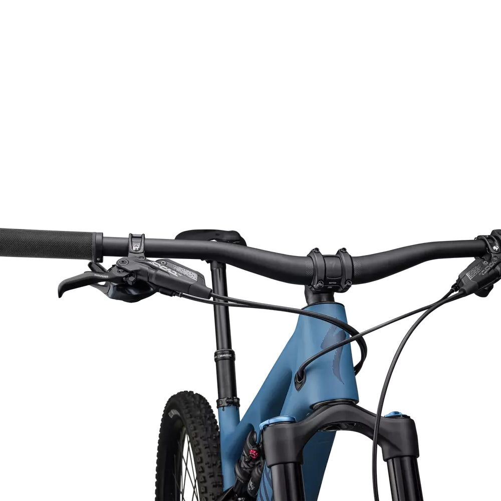 SPECIALIZED Turbo Levo SL Comp Carbon Complete MTB Ebike - SATIN MYSTIC BLUE / MYSTIC BLUE METALLIC / SILVER DUST-Complete E-MTB Bike-