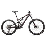 SPECIALIZED Turbo Levo SL Expert Carbon Complete MTB Ebike - Satin Red Tint Over Carbon / Maroon / Silver Dust-Complete E-MTB Bike-