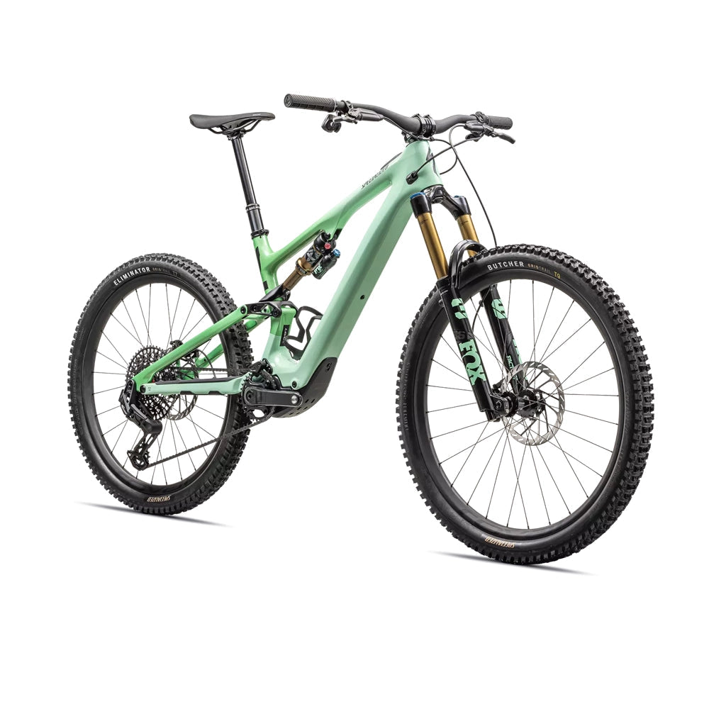 SPECIALIZED Turbo Levo SL Pro Carbon Complete MTB EBike - Gloss Oasis / Oasis Tint Over Silver / Satin Black / Silverdust-Complete E-MTB Bike-