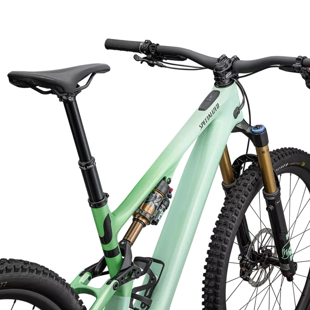 SPECIALIZED Turbo Levo SL Pro Carbon Complete MTB EBike - Gloss Oasis / Oasis Tint Over Silver / Satin Black / Silverdust-Complete E-MTB Bike-