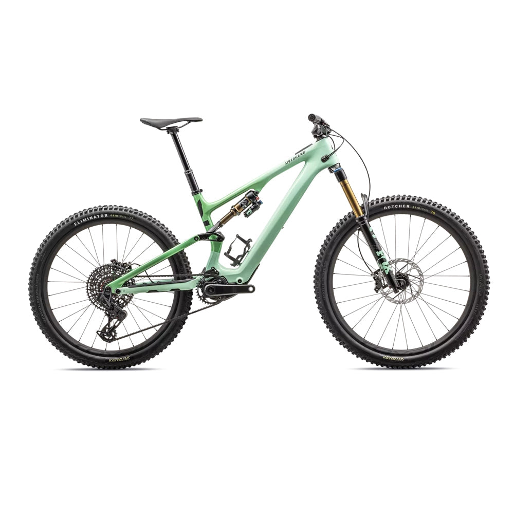 SPECIALIZED Turbo Levo SL Pro Carbon Complete MTB EBike - Gloss Oasis / Oasis Tint Over Silver / Satin Black / Silverdust-Complete E-MTB Bike-