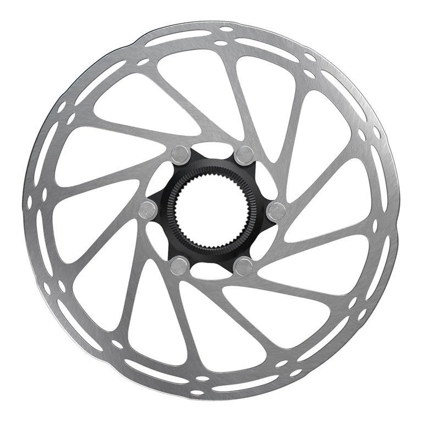 SRAM Brake Disc Rotor Paceline Rounded Edges CL - Center Lock Silver-Brake Rotors-