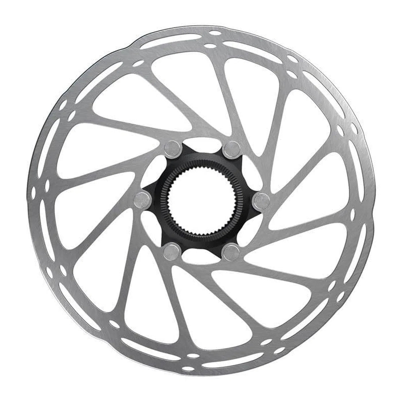 SRAM Brake Disc Rotor Paceline Rounded Edges CL - Center Lock Silver-Brake Rotors-