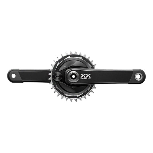 SRAM Crankset XX EAGLE AXS TType Dub Wide 32T Quarq Powermeter - Black-Cranksets-