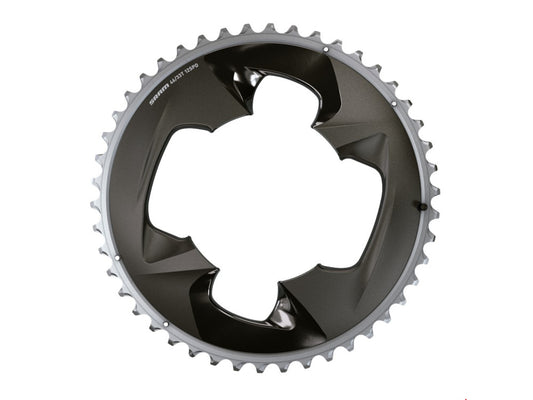 SRAM Force Etap D1 Chainring Ø107mm Outer double 48T 4 holes - Black-Chainrings-82792777