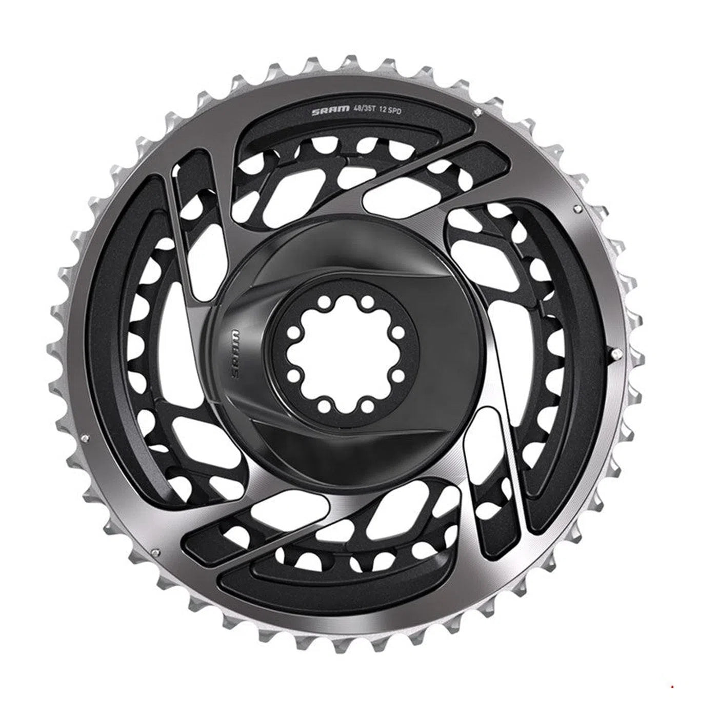 SRAM RED AXS Chainring Direct Mount Inner/outer set 48/35T - Silver-Chainrings-710845825767