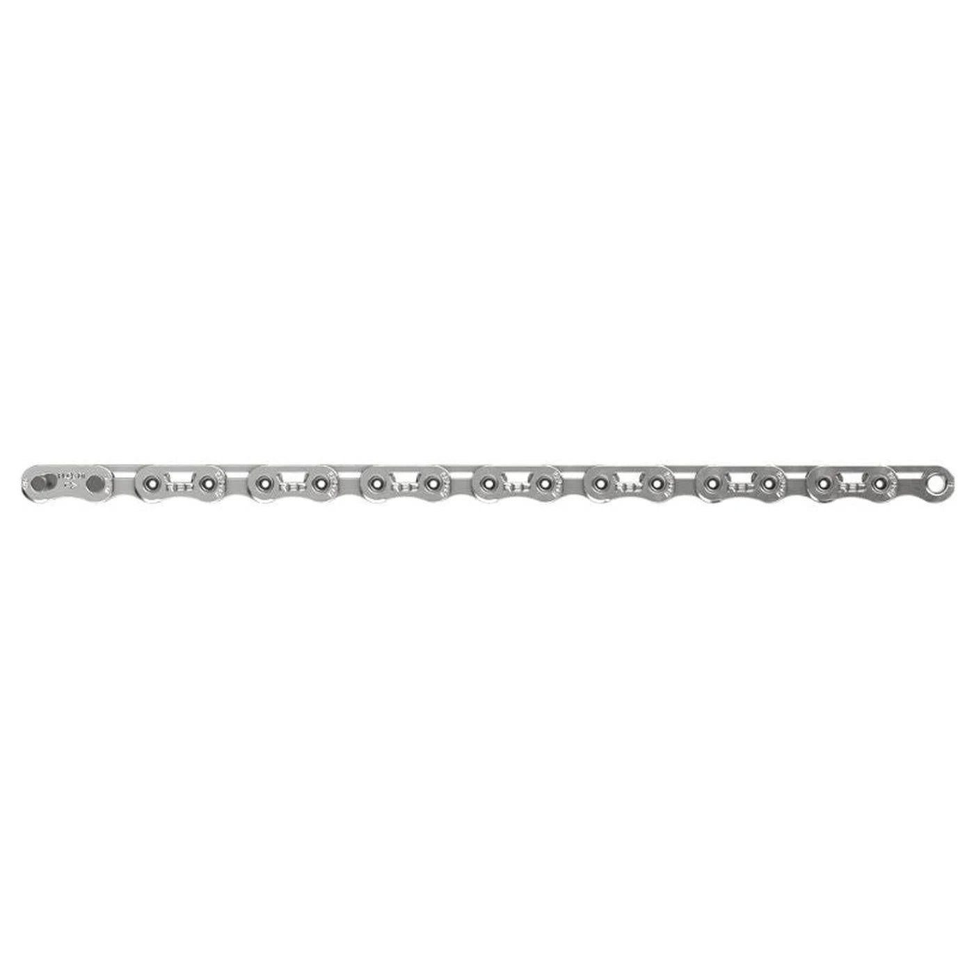 SRAM RED E1 Chain Flattop Powerlock - Silver-Chains-710845898396