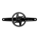 SRAM Rival 1X AXS Wide Quarq Power Meter Crankset DUB 12 Speed - Black-Cranksets-