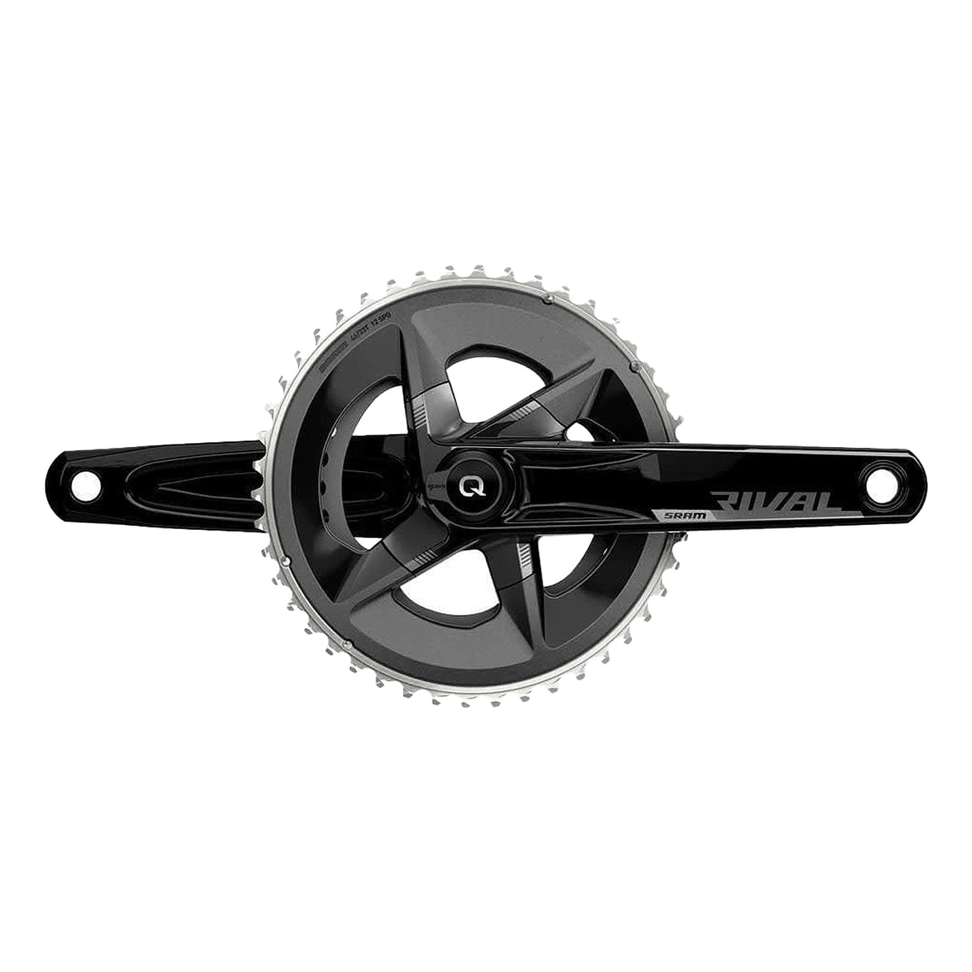 SRAM Rival AXS 2X12S Crankset Quarq Power Meter DUB - Black