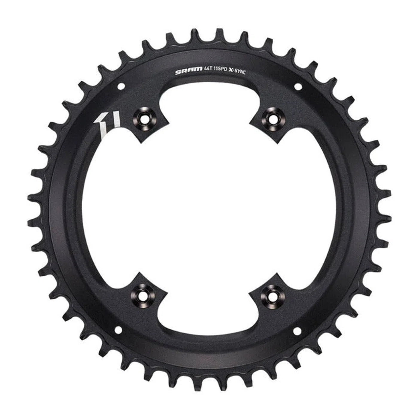 SRAM XSYNC Apex 1 Asymmetric 44D 110 BCD 11 SPEED Chainring - Black-Chainrings-710845804519